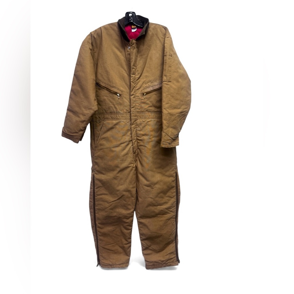 Big Ben Vintage Brown Insulated Coveralls Size Large